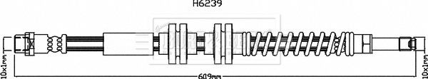 BORG & BECK Jarruletku BBH8168